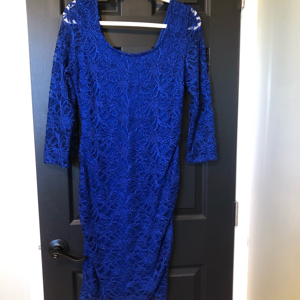 Blue Lace Dress